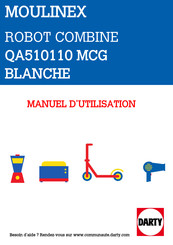 Moulinex Masterchef Gourmet QA510110 Mode D'emploi