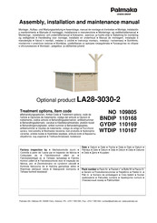 Lemeks Palmako LA28-3030-2 Assemblage, Manuel De Montage Et D'entretien