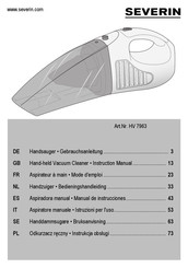 SEVERIN HV 7963 Mode D'emploi