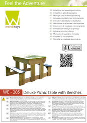 wendi toys WE-205 Instructions D'installation Et D'utilisation