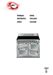 Smeg TR4110IX Mode D'emploi