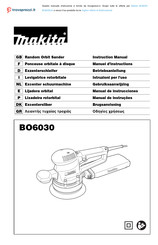 Makita BO6030JX Manuel D'instructions