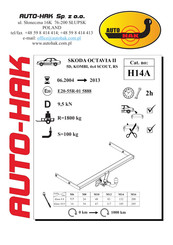 AUTO-HAK H14A Instructions De Montage