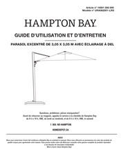 HAMPTON BAY URA062001-LRS Guide D'utilisation Et D'entretien