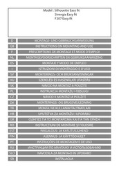 AIRFORCE F207 EASY FIT WH/F/100 Prescriptions De Montage Et Mode D'emploi