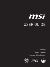 MSI 14VIG-296FR Manuel D'utilisation