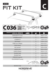 NORDRIVE C036 Instructions De Montage