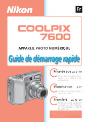 Nikon COOLPIX 7600 Guide De Démarrage Rapide