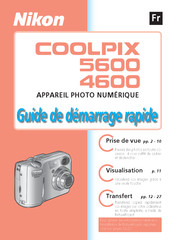 Nikon COOLPIX 4600 Guide De Démarrage Rapide