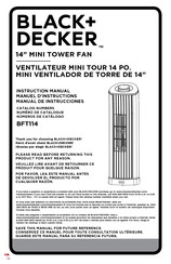 Black & Decker BFT114 Manuel D'instructions