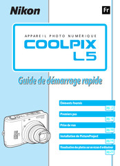 Nikon COOLPIX L5 Guide De Démarrage Rapide