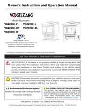 VOGELZANG VG2020E-BP Manuel D'utilisation Et D'instructions