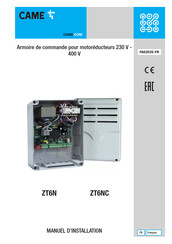 Came ZT6N Manuel D'installation