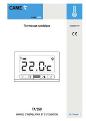 CAME TA/350 Manuel D'installation Et D'utilisation