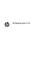 HP DeskJet 1110 Série Mode D'emploi