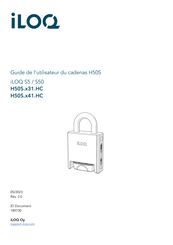 iLoq H50S 31.HC Serie Guide De L'utilisateur