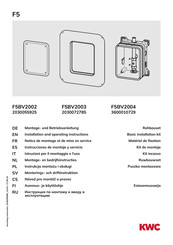 KWC 2030072785 Notice De Montage Et De Mise En Service