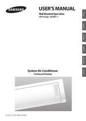 Samsung AVXWH Série Manuel D'utilisation