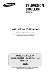 Samsung CS29Z30 Instructions D'utilisation