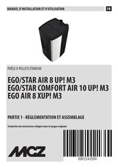 MCZ EGO AIR 8 UP! M3 Manuel D'installation Et D'utilisation