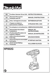 Makita HP002GA202 Manuel D'instructions