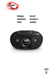 Philips AZ3188/12 Mode D'emploi