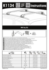 Yakima K1134 Instructions De Montage