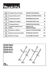 Makita DUR190LZX9 Manuel D'instructions