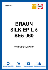 Braun SILK EPIL 5 SE5-060 Mode D'emploi