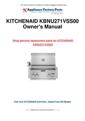 KitchenAid KBNU271VSS00 Mode D'emploi