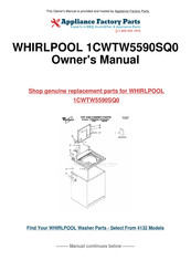 Whirlpool 1CWTW5590SQ0 Instructions D'utilisation