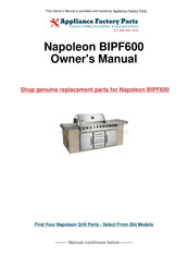 Napoleon BIPF600 Mode D'emploi