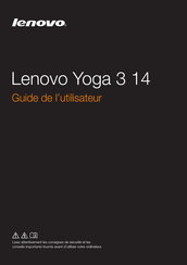 Lenovo 80JH Guide De L'utilisateur