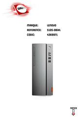 Lenovo ideacentre 310S Série Guide De Démarrage Rapide