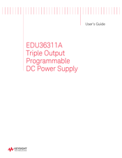 Keysight Technologies EDU36311A Guide D'utilisation