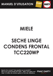 Miele TCC 220 WP Mode D'emploi