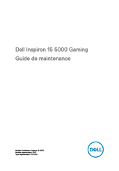 Dell Inspiron 15-5576 Guide De Maintenance