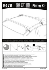 Yakima K678 Instructions D'installation