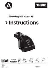 Thule 751 Manuel D'instructions