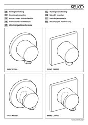 KEUCO 59547210002 Instructions D'installation