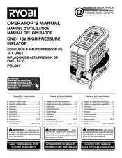 Ryobi PCL001 Manuel D'utilisation