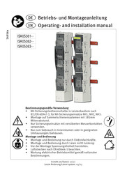 JEAN MÜLLER ISA05363 Manuel D'utilisation Et D'installation