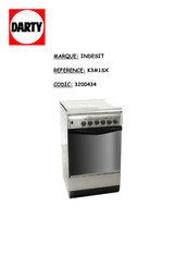 Indesit K3M1/FR Instructions Pour L'installation Et L'emploi