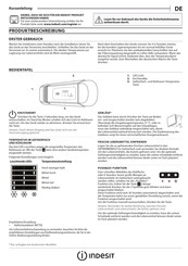 Indesit die 3 Guide Rapide