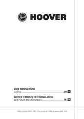 Hoover H-OVEN 500 LITE Notice D'emploi Et D'installation