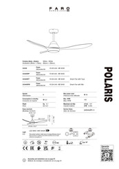 Faro Barcelona POLARIS Manuel D'utilisation