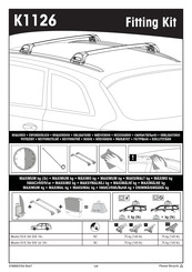 Yakima K1126 Instructions De Montage