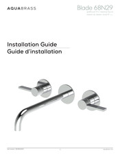 aquabrass Blade 68N29 Guide D'installation