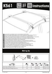 Yakima K561 Instructions De Montage