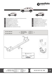 Westfalia CH27U Notice De Montage Et D'utilisation